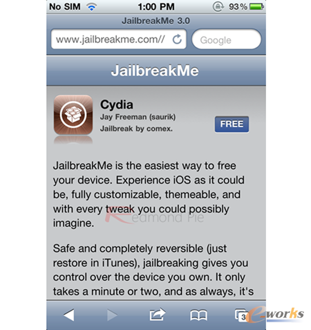 JailbreakMe 3.0LW(wng)վԽz